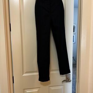 White House Black Market Black Cropped Pants